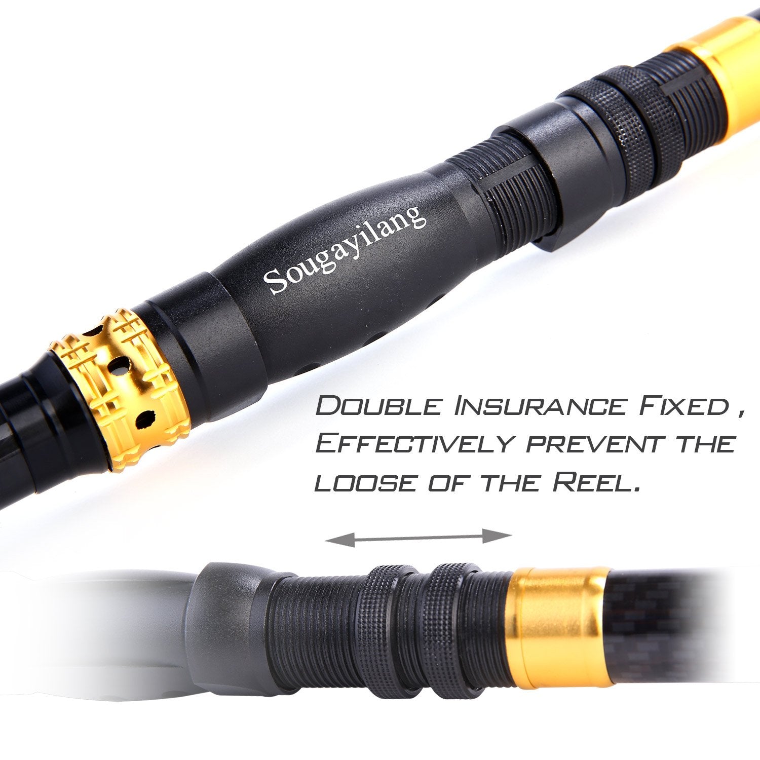 Sougayilang suitable for bass, trout, and salmon fishing across waters.