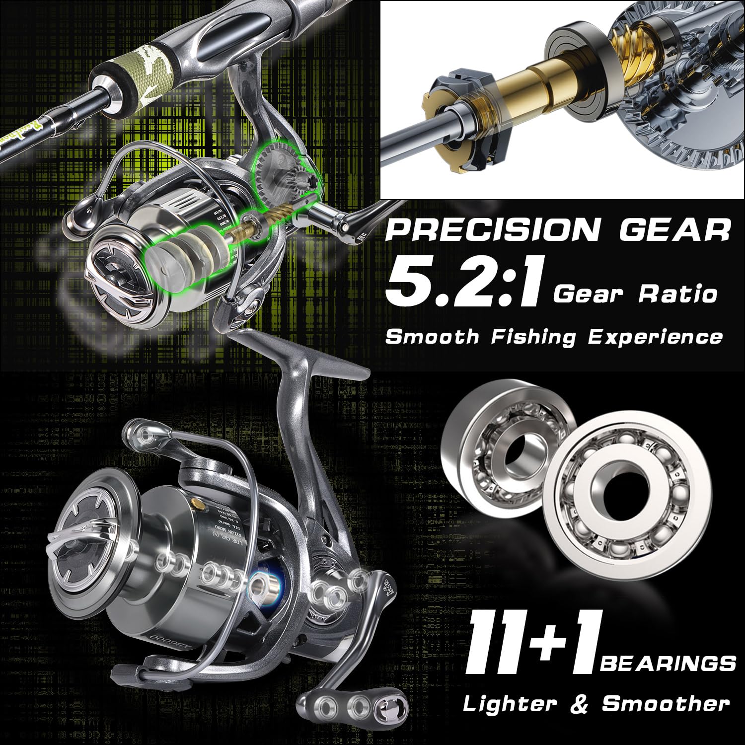 Sougayilang BD 30-ton carbon fiber blank delivers sensitive response.