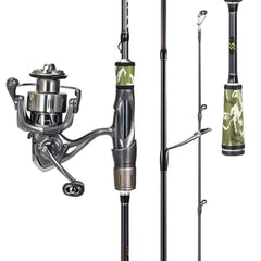 Sougayilang BD rod and reel combo in hand for versatile freshwater fishing.
