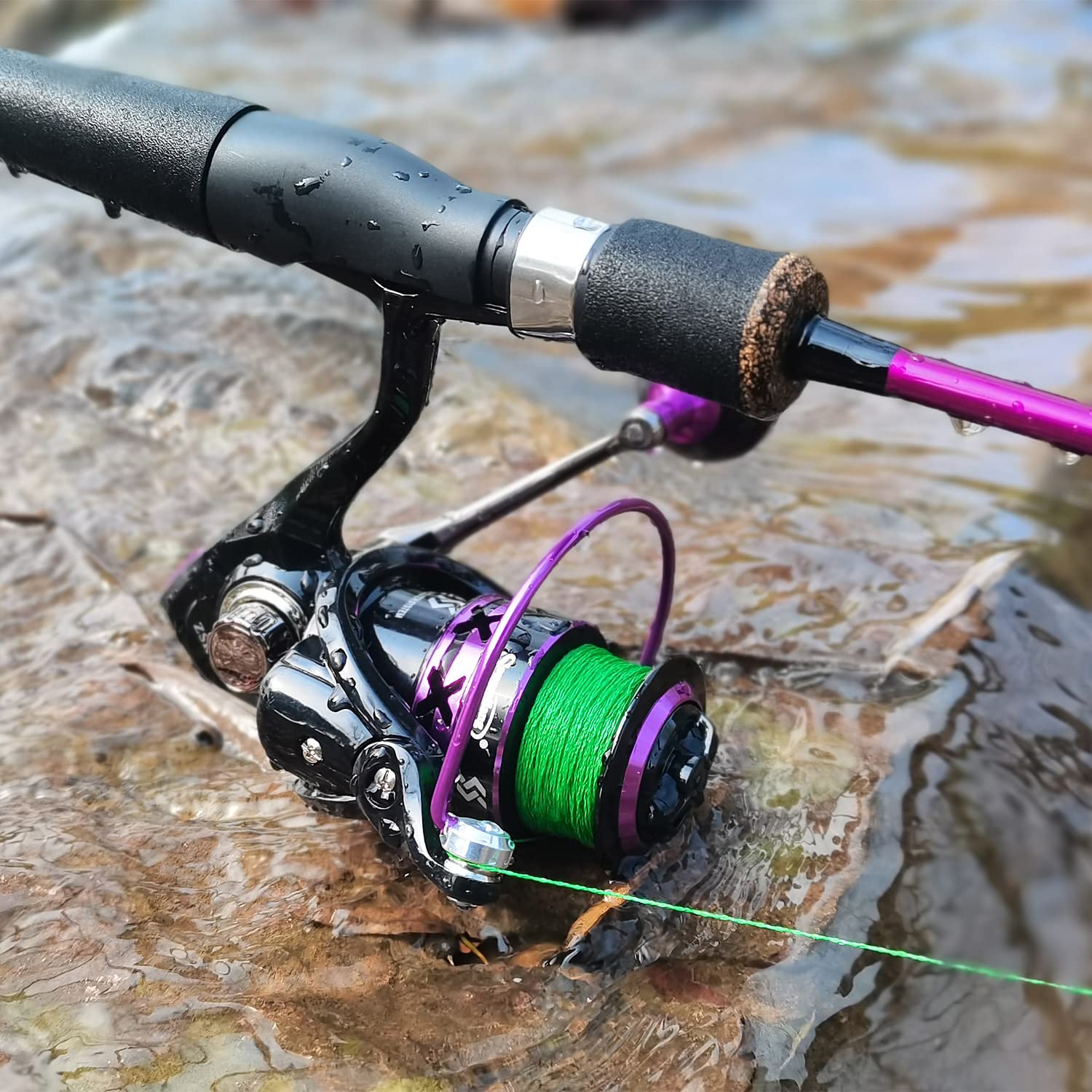 Sougayilang brass-spindle ensures precise spool rotation for smooth retrieves.