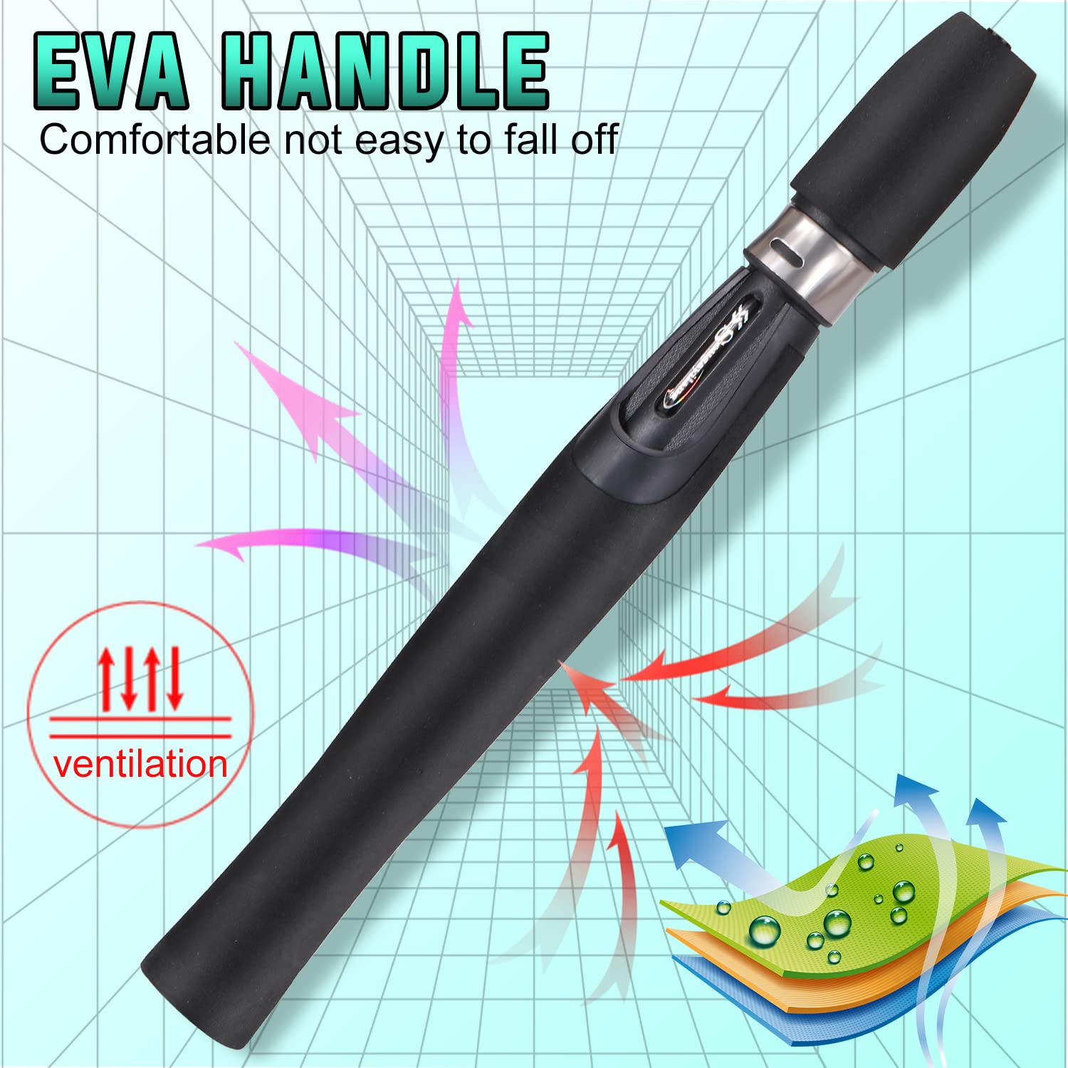 Sougayilang carbon fiber and graphite blank delivers sensitive feedback.