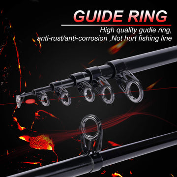 Sougayilang carbon fiber rod detail highlights light weight and durability