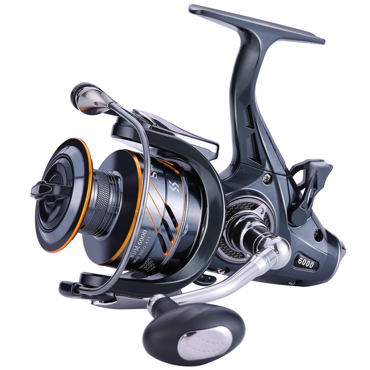 Front view of Sougayilang Carp Spinning Reel 4000