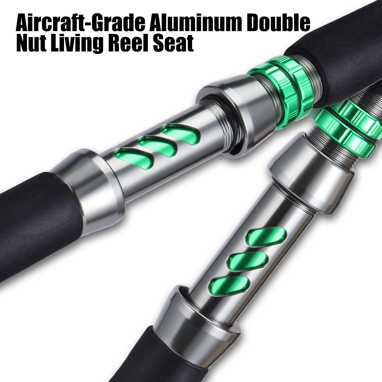 Sougayilang catfish 2-piece casting rod grip for comfortable handling