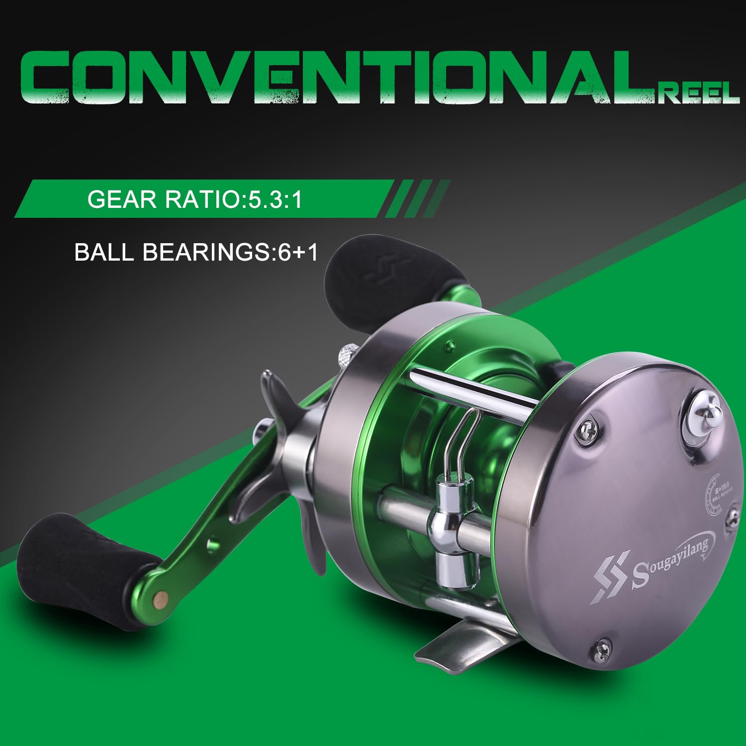 Sougayilang catfish EVA non-slip grips reduce fatigue