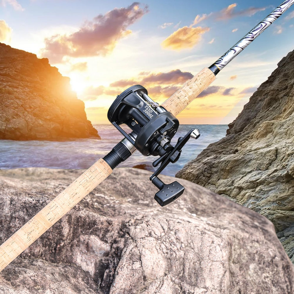 Sougayilang 8ft fishing combo designed for comfortable all-day use.