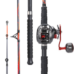 Sougayilang CDS400 7ft Baitcaster Rod and Reel Combo front view