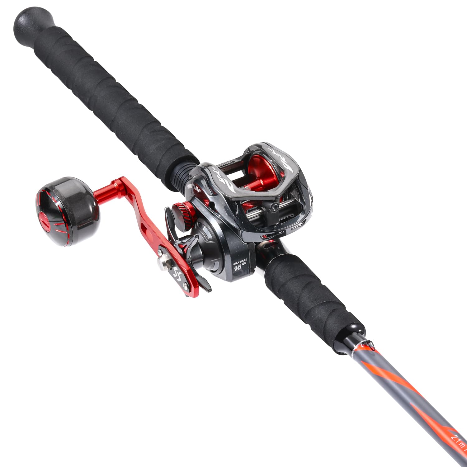 CDS400 400-size baitcasting reel with aluminum power handle