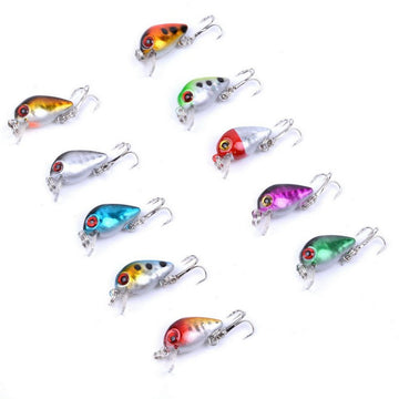 Colorful lure suitable for freshwater and saltwater fishing