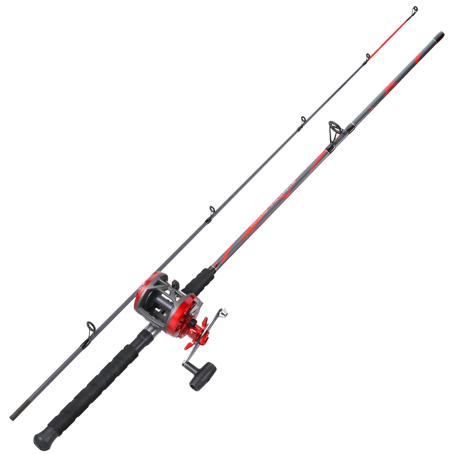 Sougayilang conventional reel assembly with smooth gear system for easy, confident retrieves.