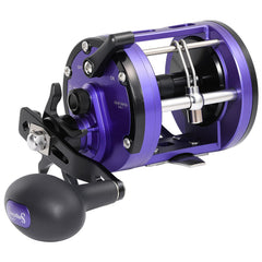 Sougayilang conventional reel frame close-up highlights aircraft-grade build for strength.