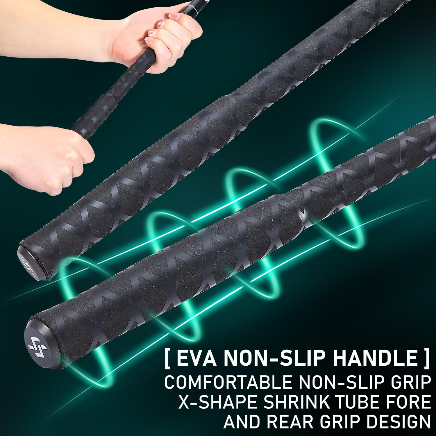 Sougayilang corrosion-resistant reel seat guards against saltwater wear.
