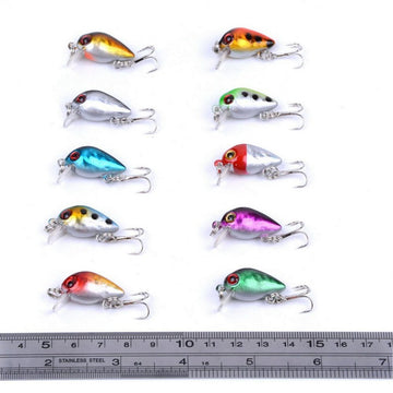 Crankbait lure with 3D eyes for lifelike appearance