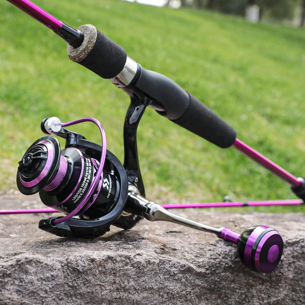 Sougayilang crappie-trout-setup is ready for bass, crappie, and trout fishing.