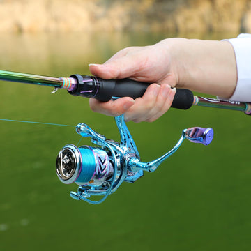 Sougayilang ergonomic reel seat with crok handle for comfortable grip