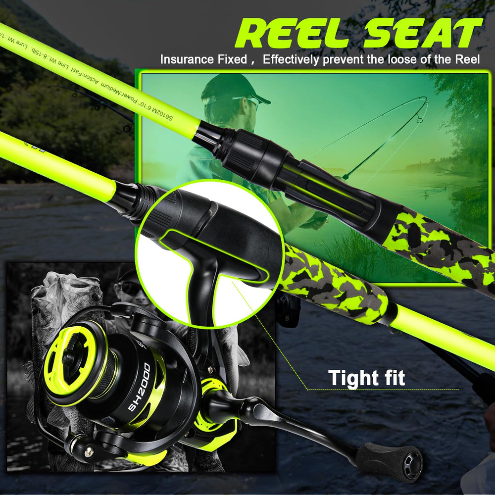 Sougayilang EVA-handle durable grip ideal for comfortable all-day fishing.