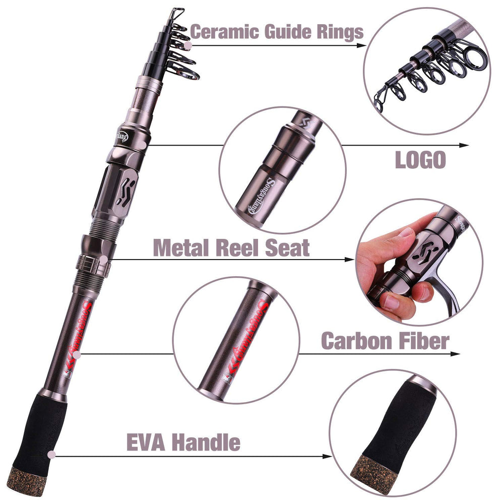 Sougayilang EVA handle provides soft, comfortable grip for extended sessions.