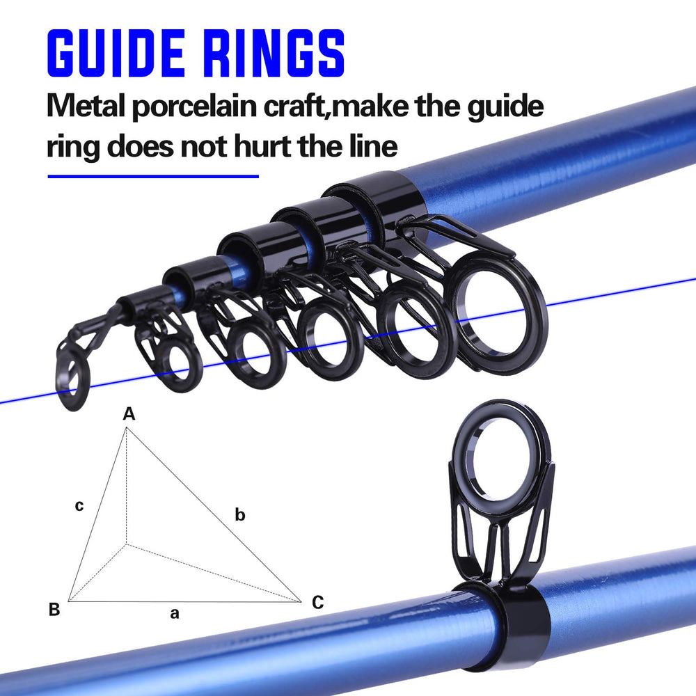 Sougayilang EVA handle provides soft, comfortable grip during long sessions.