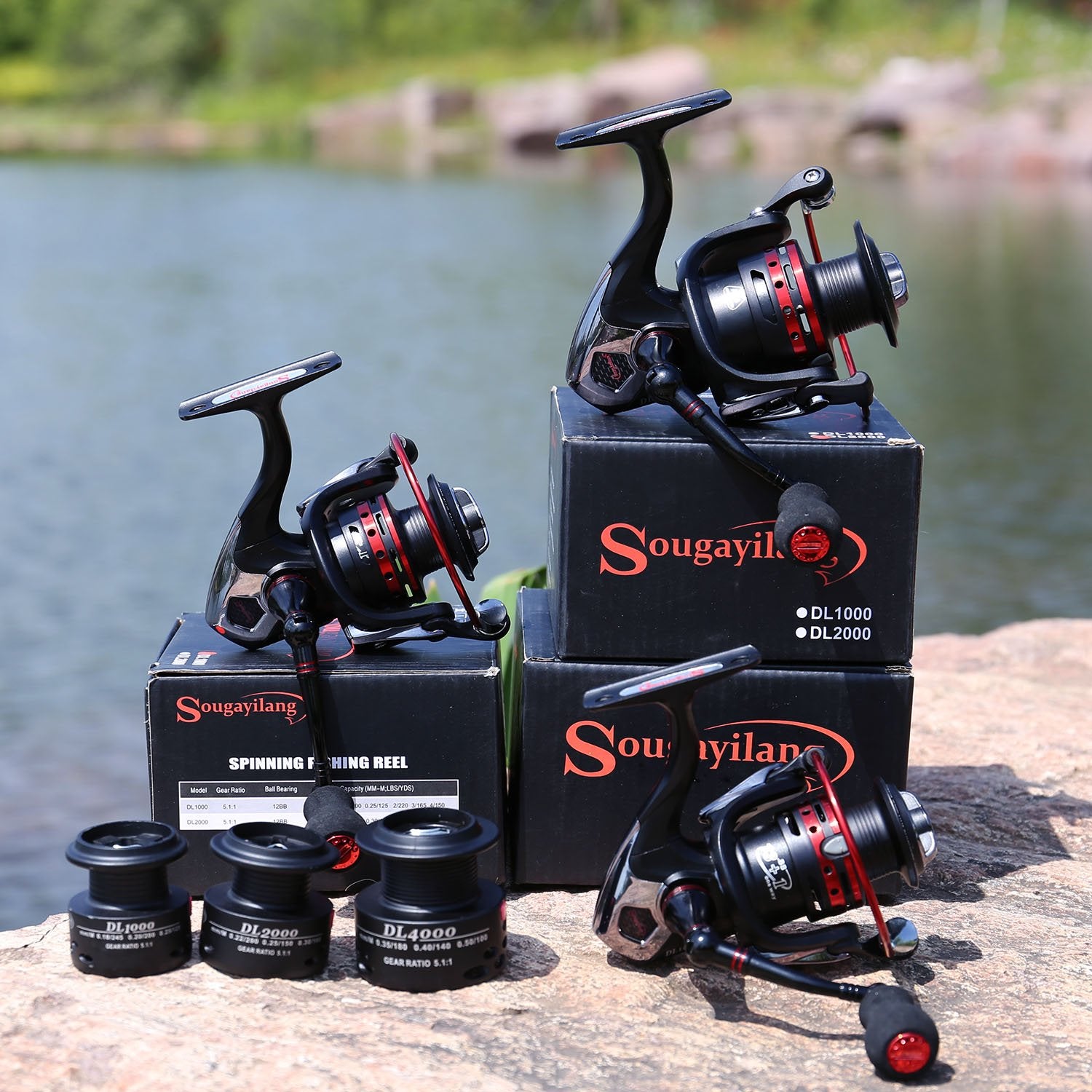 Sougayilang Fierce DL-13+1BB reel in packaging