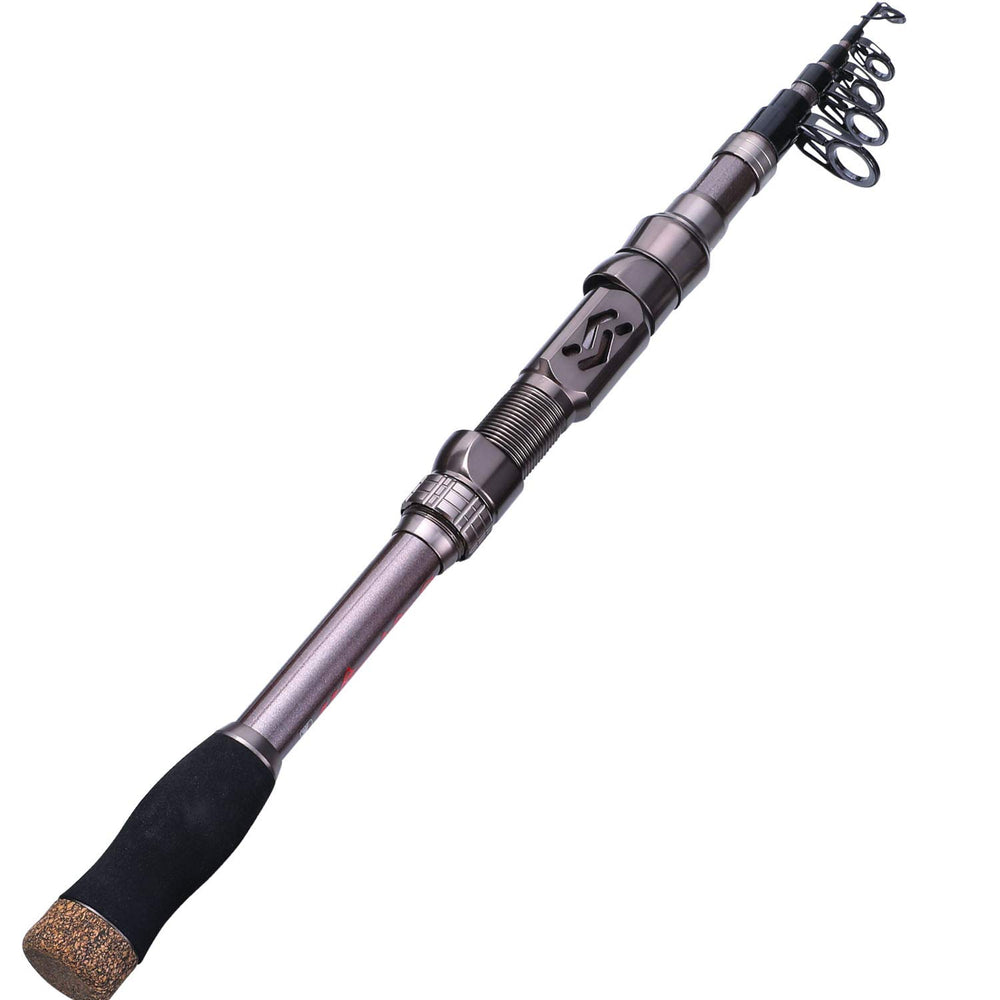 Sougayilang fishing rod 24t carbon fiber close-up highlights rugged, portable performance.