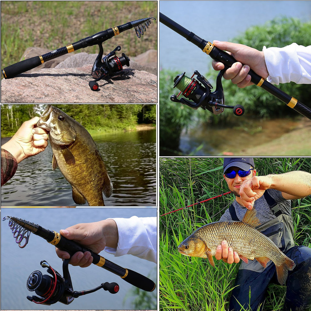 Sougayilang EVA handle on reel, non-slip comfort during extended sessions.