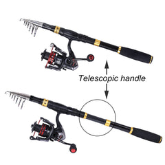 Sougayilang fishing rod combo spinning reel, 13+1 bearings, smooth casting.