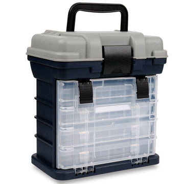 Sougayilang fishing tackle box four-layer design keeping lures organized for quick access