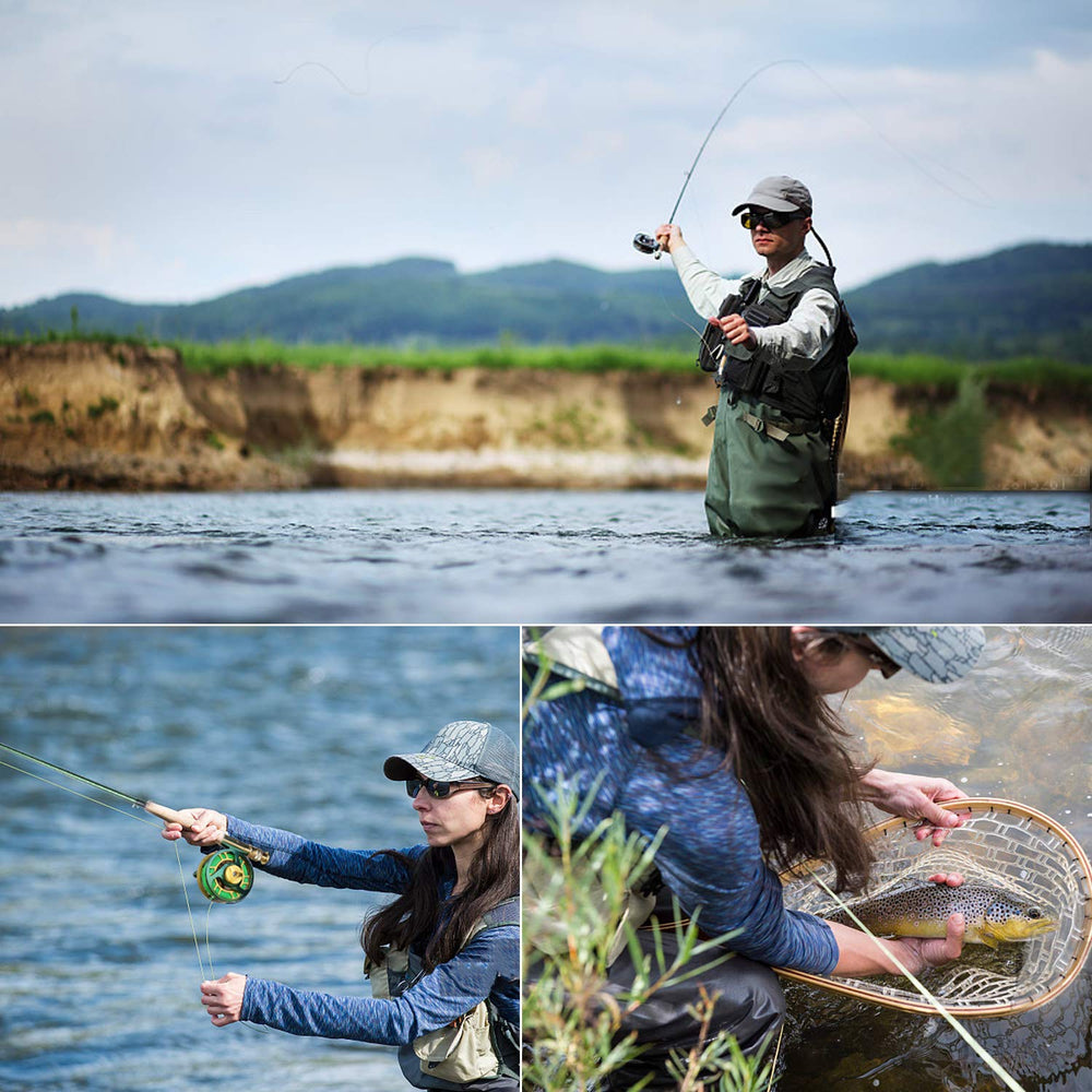 Assorted 12 fly fishing flies included in the starter kit