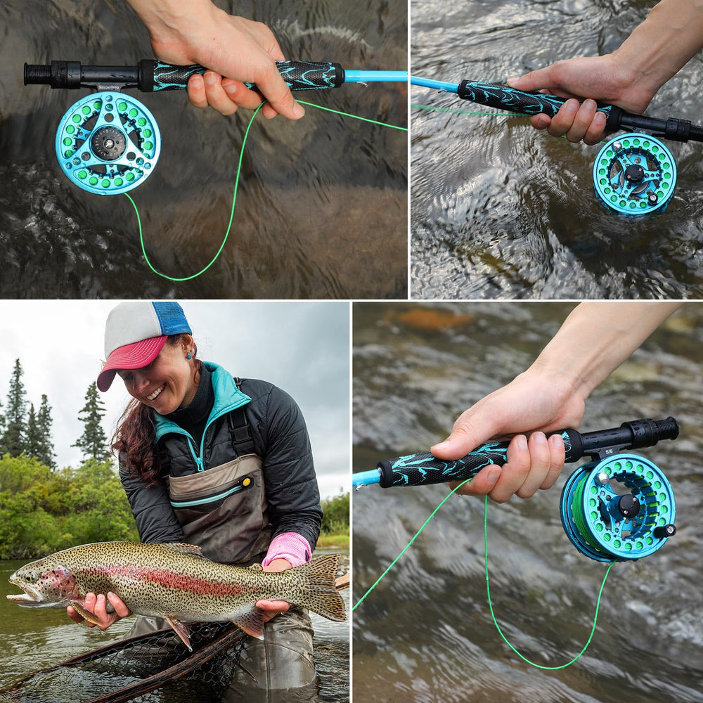 Sougayilang-fly-box-blue stores flies securely for quick access