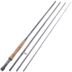 Sougayilang fly rod 4-piece graphite compact design for travel