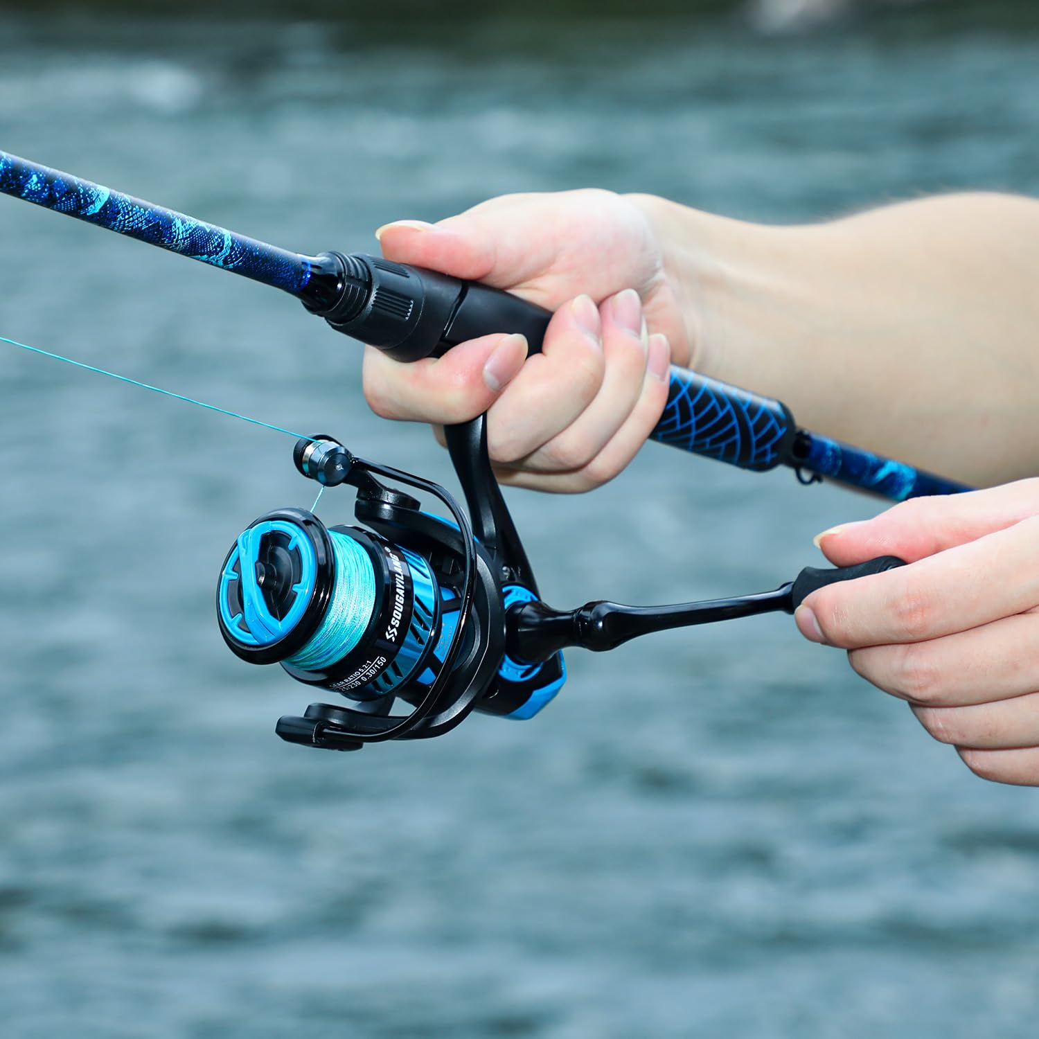 Sougayilang freshwater combo supports versatility for bass, crappie, and trout fishing.