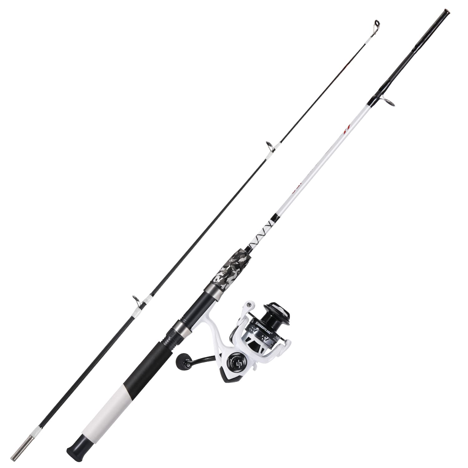 Sougayilang graphite and fiberglass rod assembly showcases durable, sensitive action.