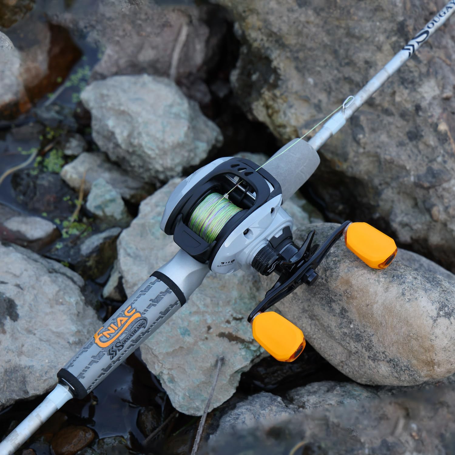 Sougayilang graphite reel frame keeps lightweight durability in hand.