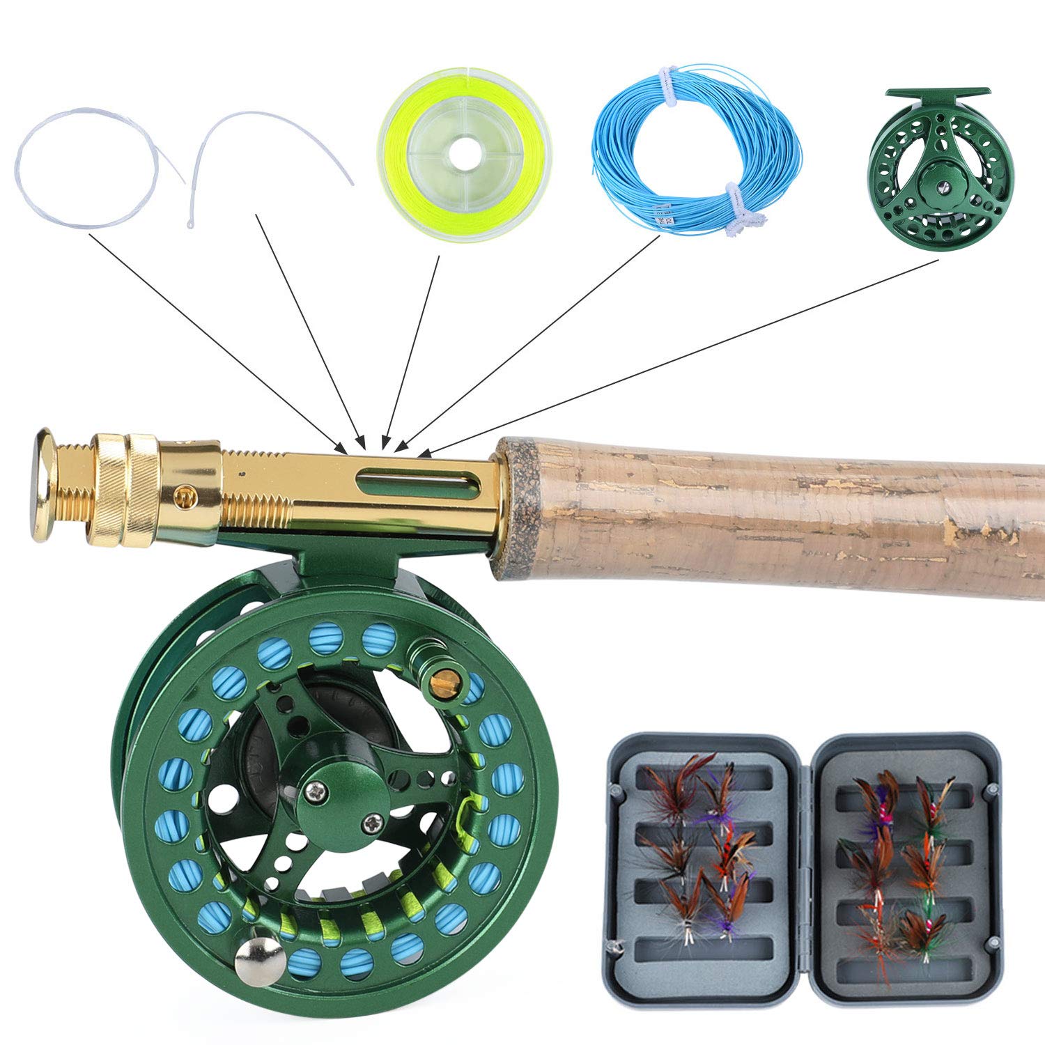 Sougayilang chrome guide rings close-up highlight line protection and smoother casts.