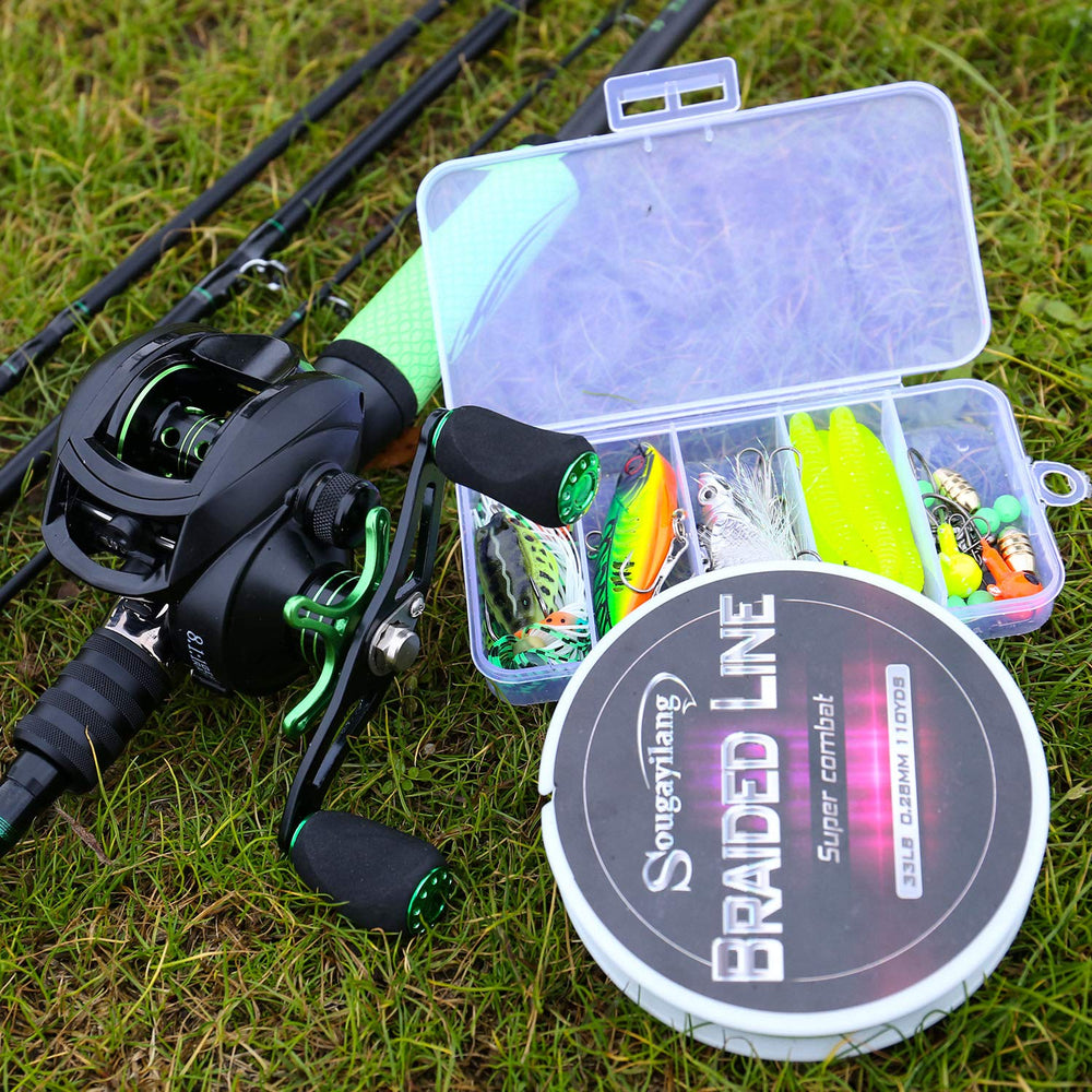 Sougayilang aluminum-guides image highlights durable guides protecting fishing line.