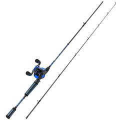 Sougayilang IM7 graphite two-piece blank provides lightweight sensitivity for long casts.