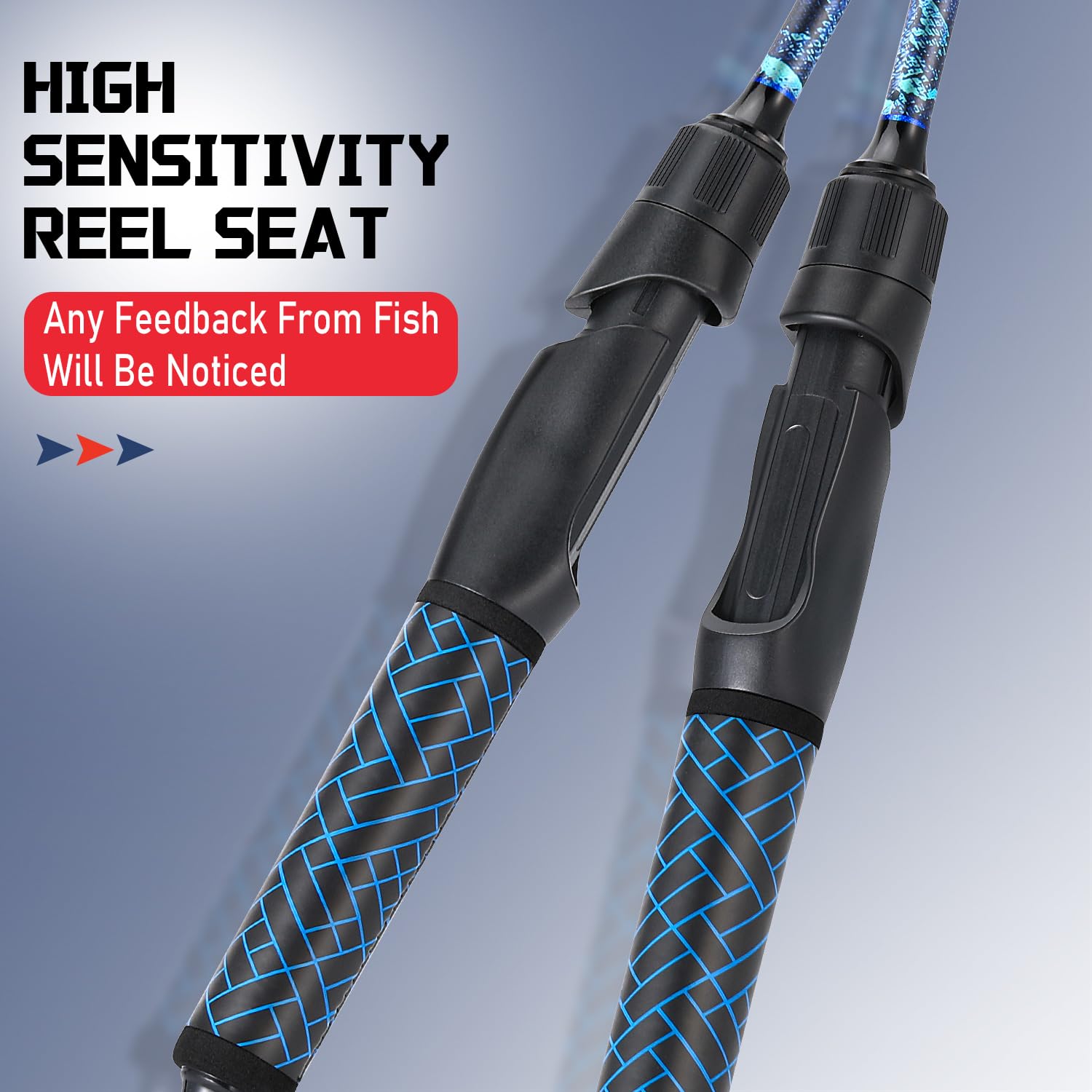 IM7 carbon fiber rod mid-section showing two-piece design