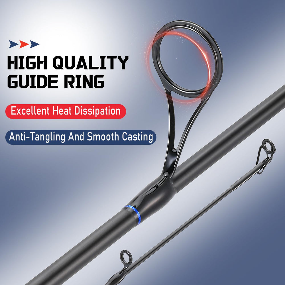 S Style hook keeper on the rod handle