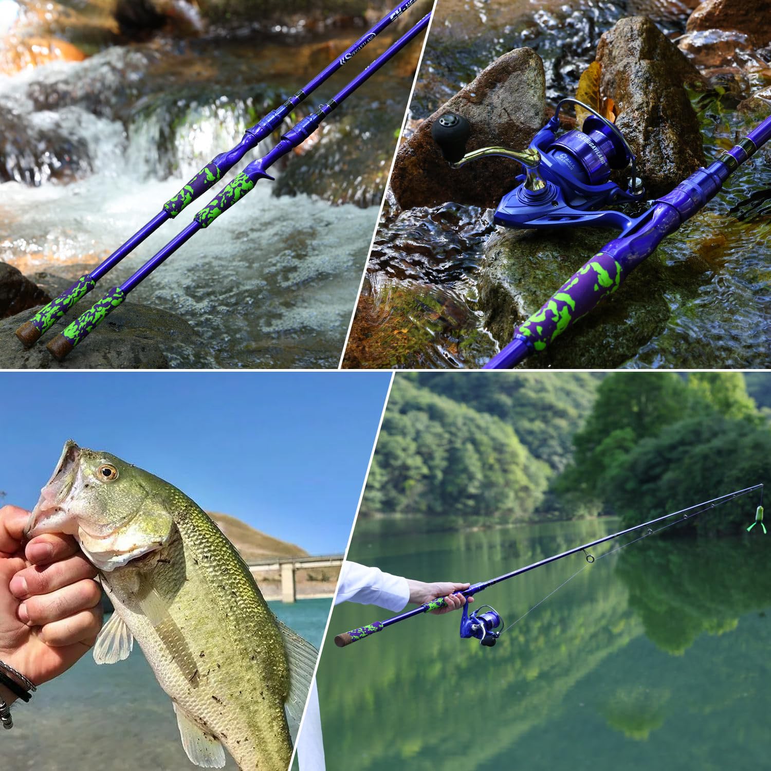 Two-piece travel design of Sougayilang 7-foot spinning rod