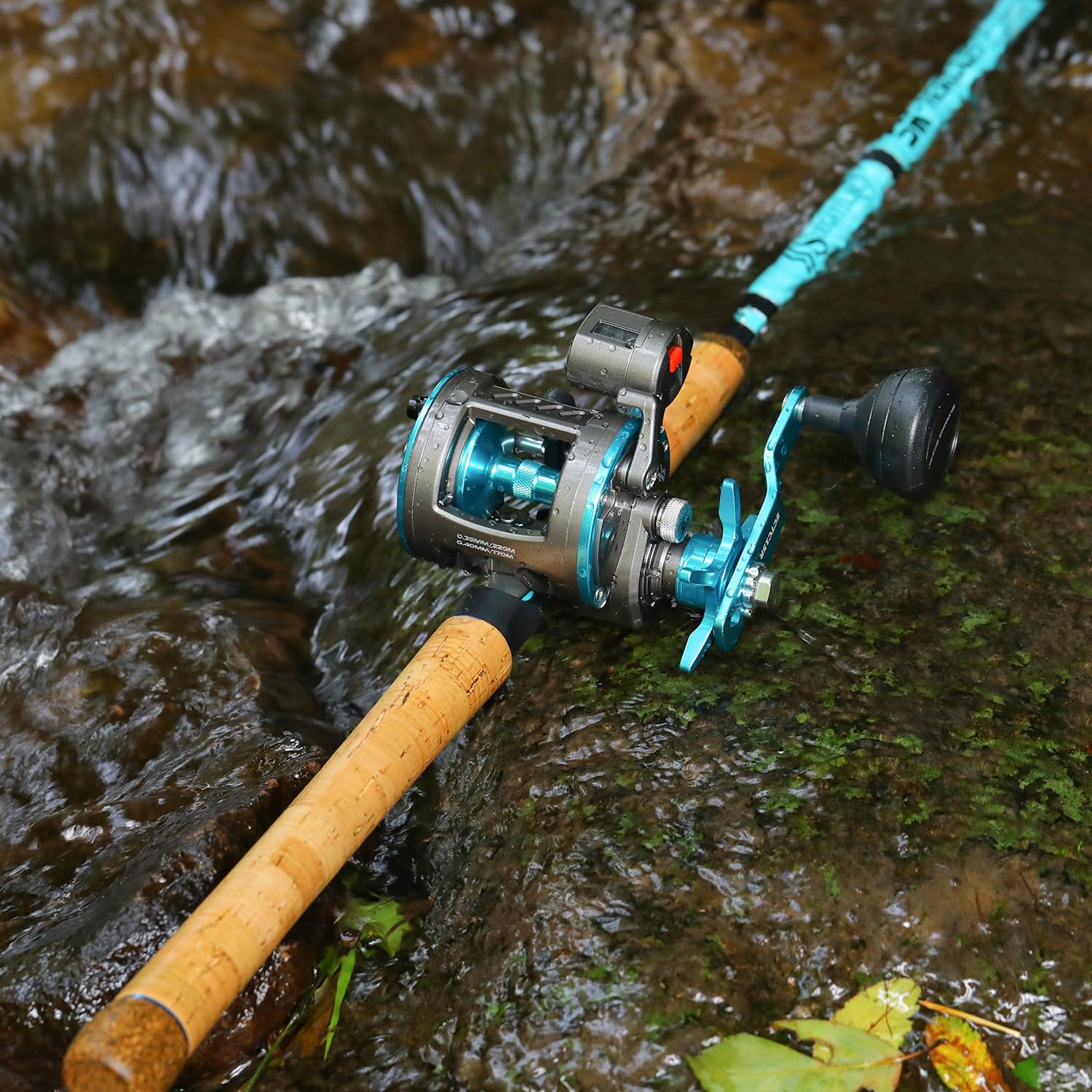 Angler casting with the 7' inshore rod