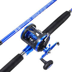 Sougayilang LDT40 7ft rod shows sturdy backbone for big-game fishing.