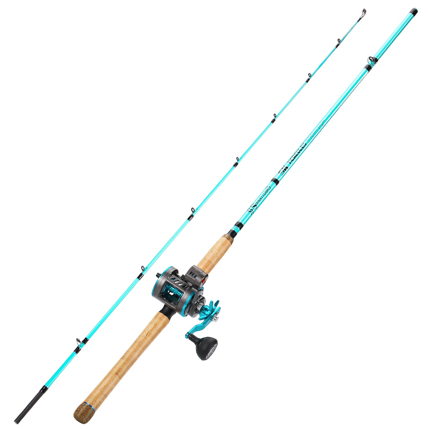 Sougayilang line-counter reel highlights precise line tracking for catfish and striped bass.
