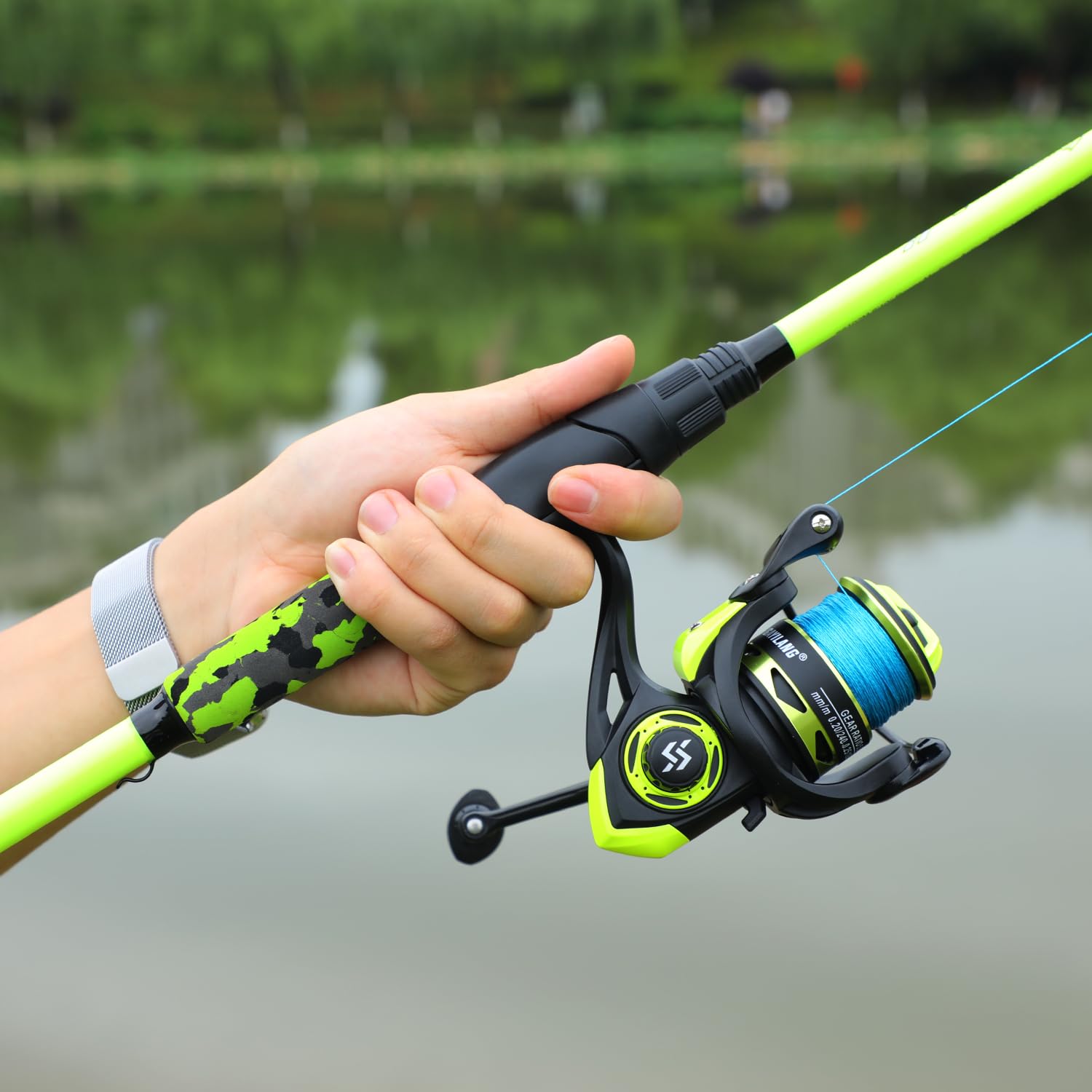 Sougayilang casting-ready setup shows quick on-water assembly and confident casting.
