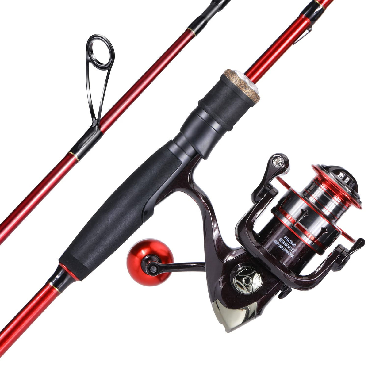 Sougayilang Megalodon 2pc rod-reel assembly for versatile fishing setups