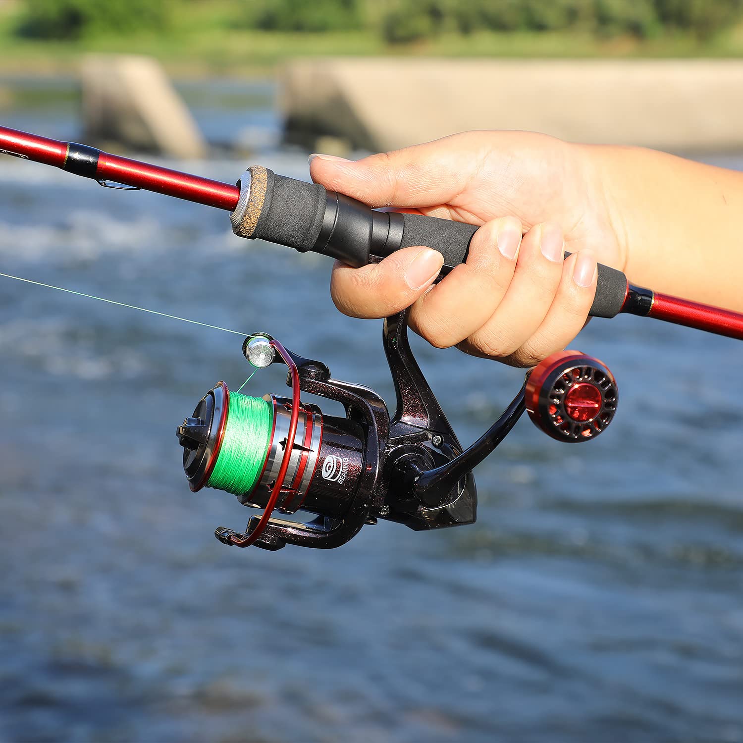 Sougayilang Megalodon 6.9ft spinning rod ready for freshwater and saltwater