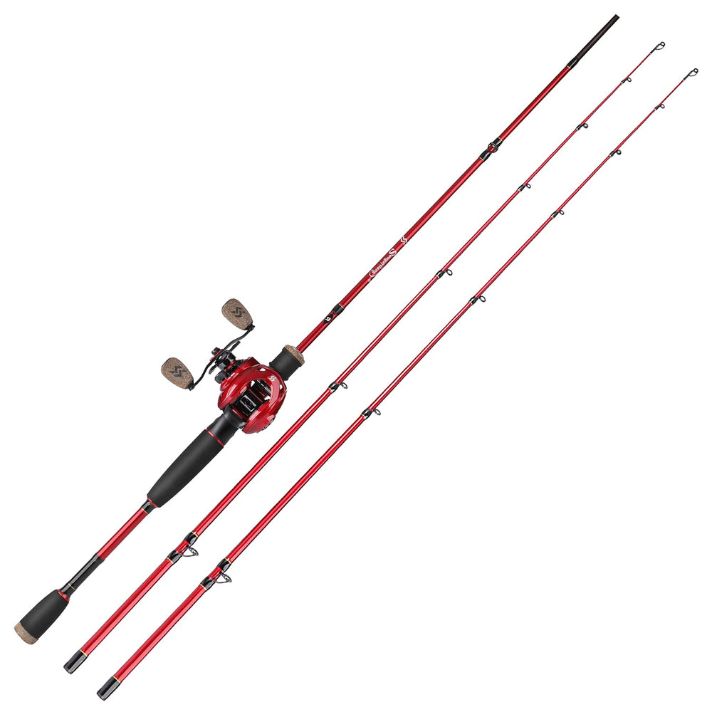 Sougayilang Megalodon rod two-section view highlights versatile setup.