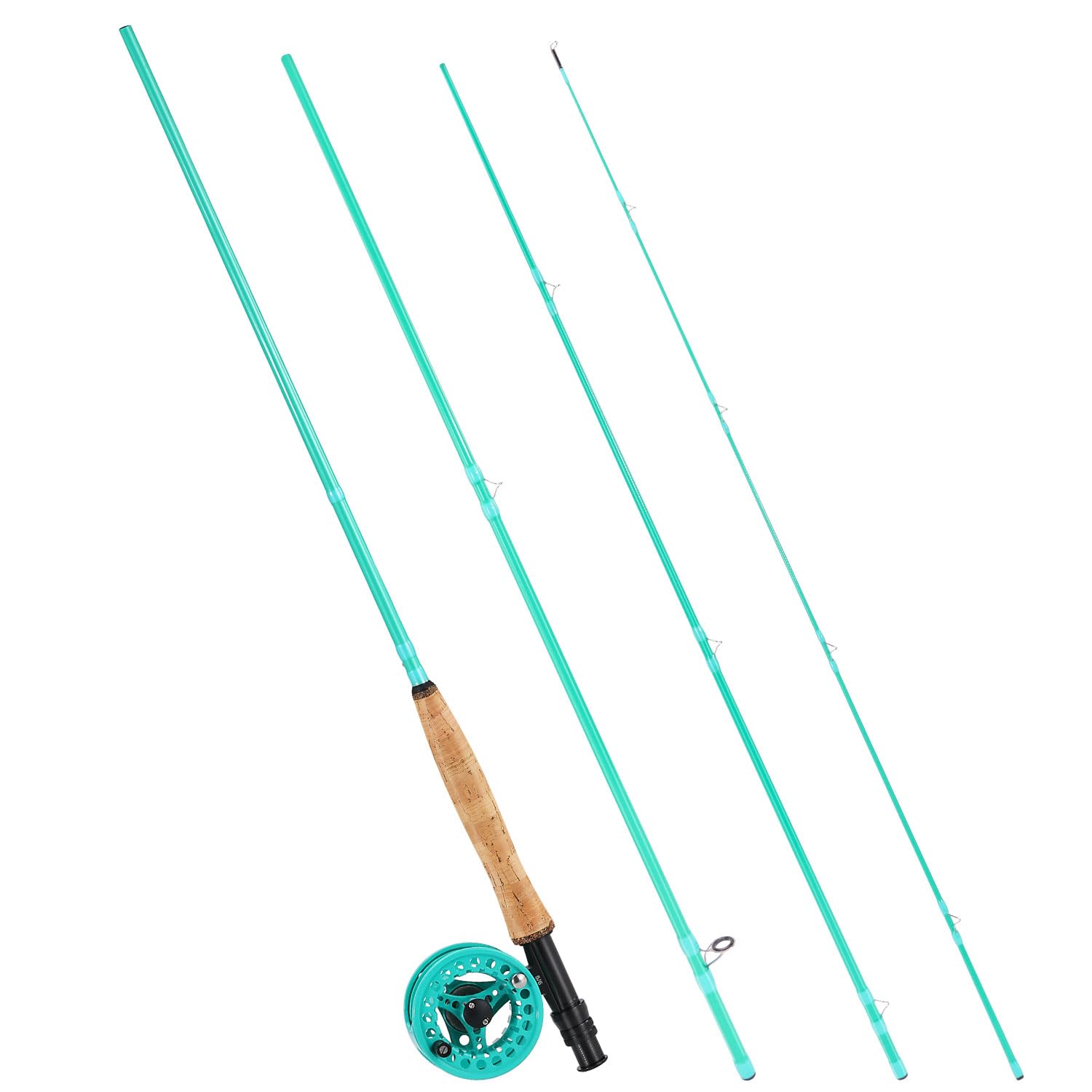 Sougayilang nine-foot four-piece rod shown for panfish and trout fishing.