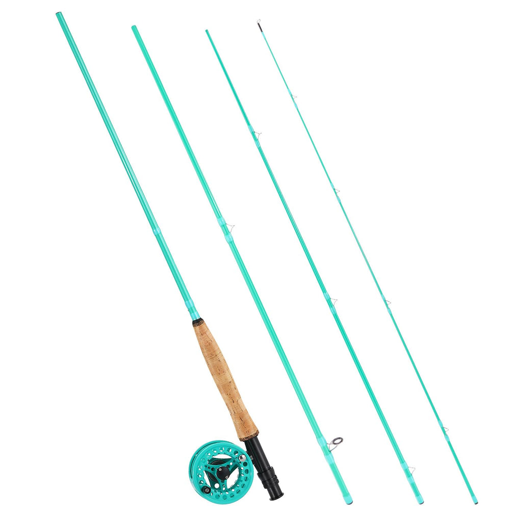 Sougayilang nine-foot four-piece rod shown for panfish and trout fishing.