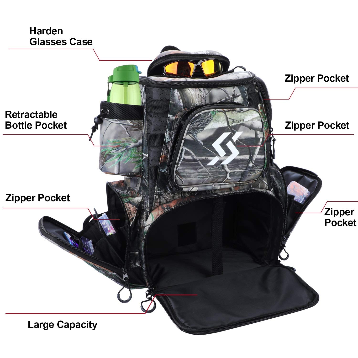 Sougayilang padded back and straps reduce fatigue during long casts.