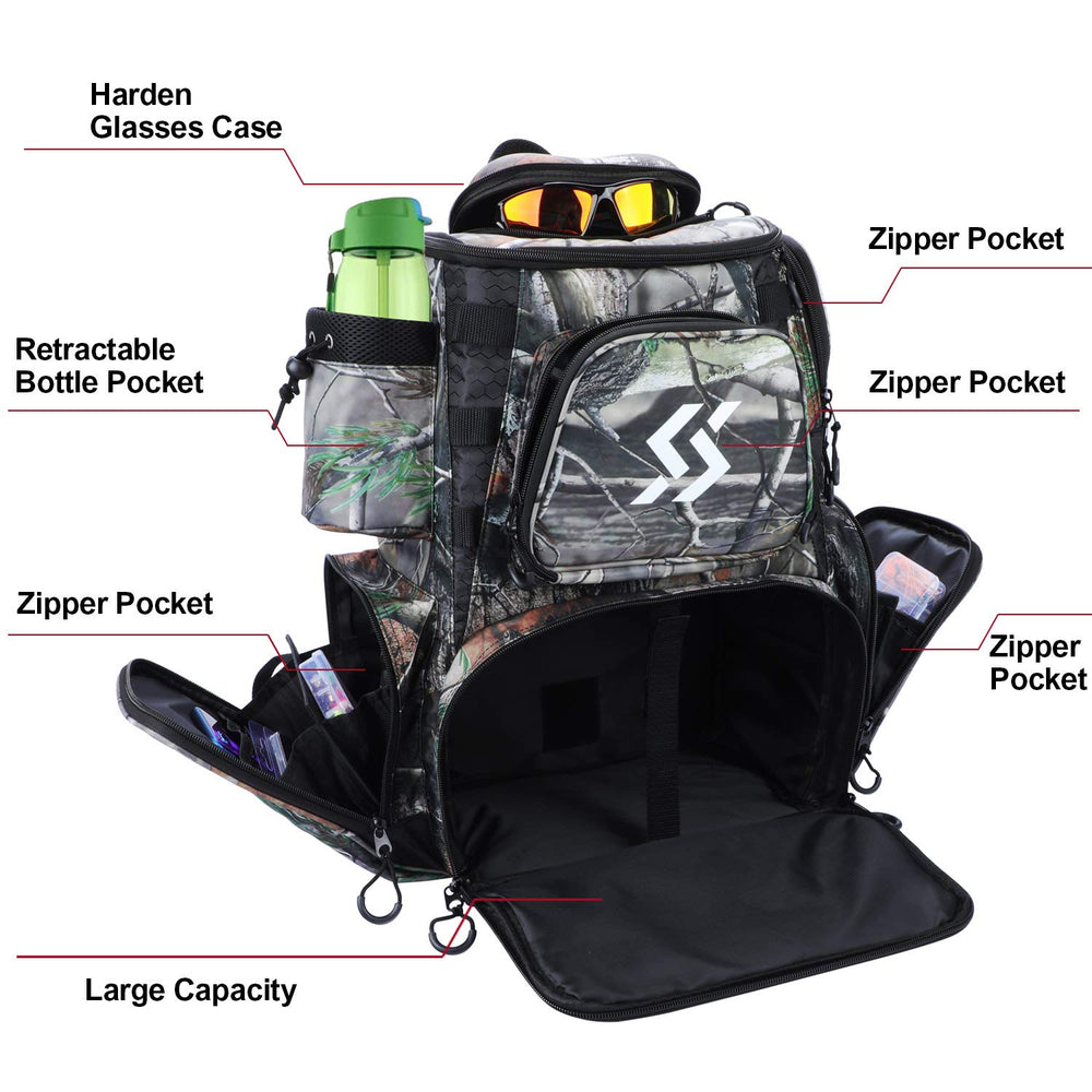Sougayilang padded back and straps reduce fatigue during long casts.